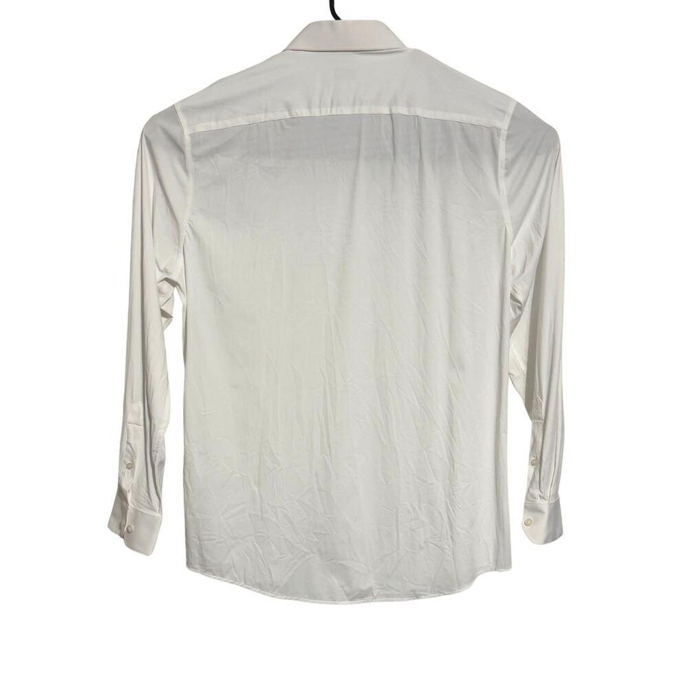 Collars & Co Mens Large White Apex Long Sleeve Performance Shirt NWOT - Picture 4 of 7